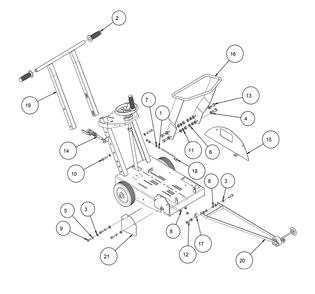 Section 05 Diagram and Parts List for MK-1610B 168611 MK Diamond Concrete Saw